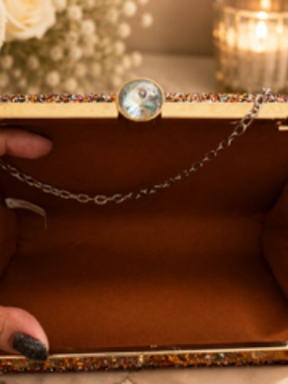 ✨ Glitter Evening Clutch Purse ✨ - Picture 4 of 4